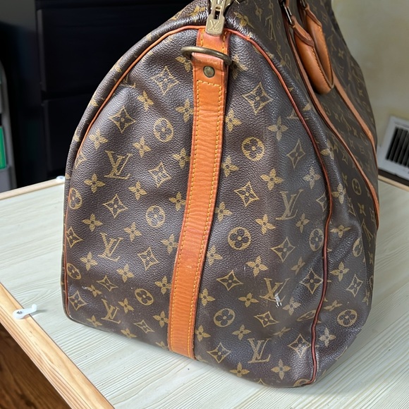 Vintage '80s LOUIS VUITTON Keepall Luggage Bag - Picture 14 of 17